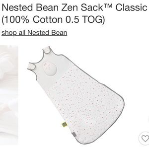 Nested bean zen sleep sack